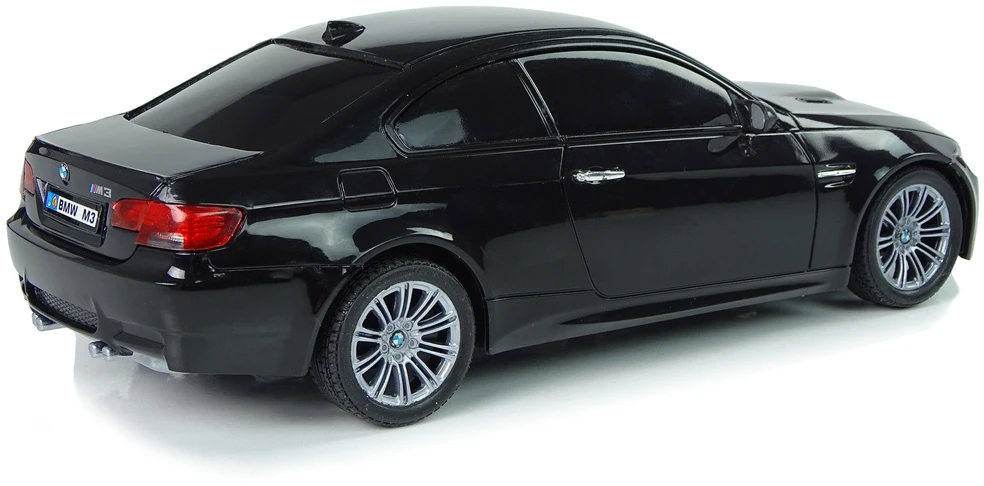 Auto NUOTOLINIU BŪDU VALDOMAS BMW M3 SU VAIRU, GARSU IR ŠVIESOMIS – 2.4G, 1:18