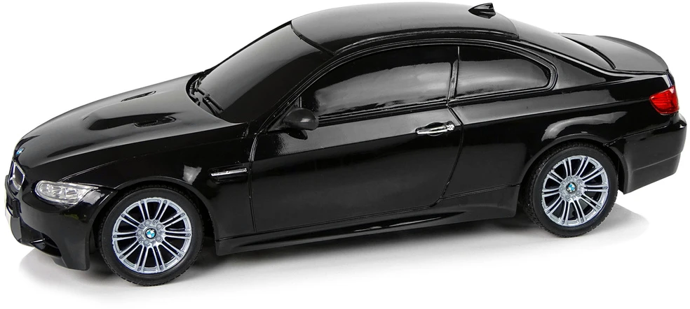 Auto NUOTOLINIU BŪDU VALDOMAS BMW M3 SU VAIRU, GARSU IR ŠVIESOMIS – 2.4G, 1:18