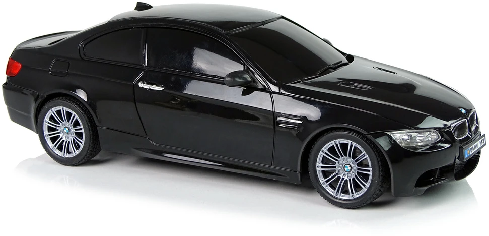 Auto NUOTOLINIU BŪDU VALDOMAS BMW M3 SU VAIRU, GARSU IR ŠVIESOMIS – 2.4G, 1:18