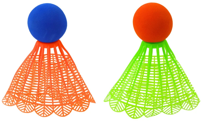 Zestaw Badmintono rinkinys su 2 raketėmis ir 2 kamuoliukais, 48 cm