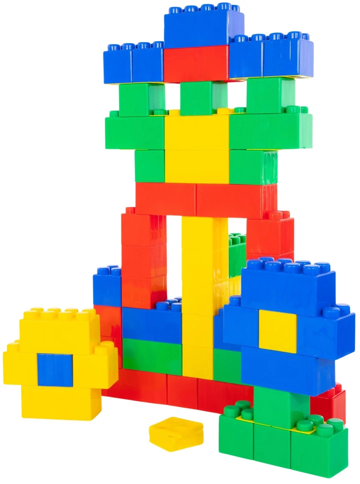 Lean Toys Didelių statybinių kaladėlių rinkinys, 28.5x9x9 cm, 20 vnt.