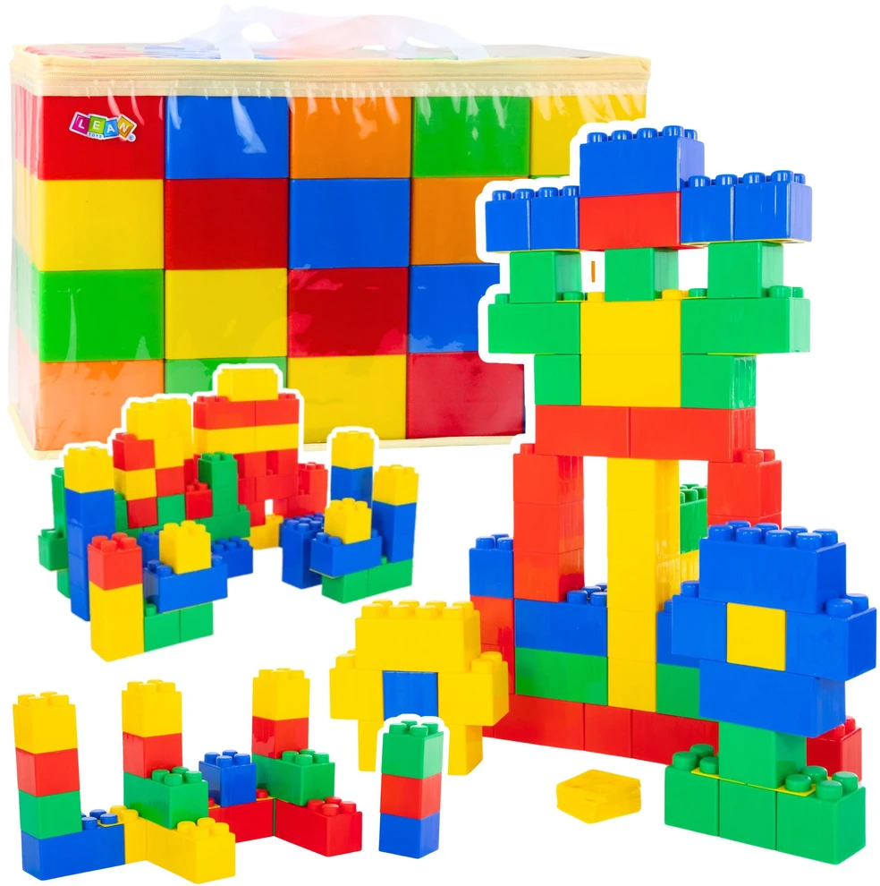 Lean Toys Didelių statybinių kaladėlių rinkinys, 28.5x9x9 cm, 20 vnt.