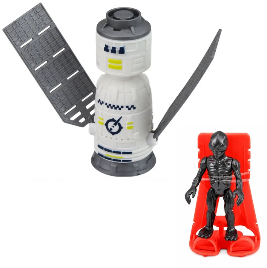 Lean Toys Kosmoso žaislų rinkinys su judamais elementais, 8 vnt.