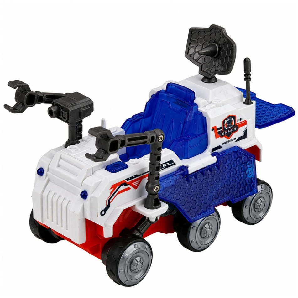 Lean Toys Kosmoso žaislų rinkinys su judamais elementais, 8 vnt.