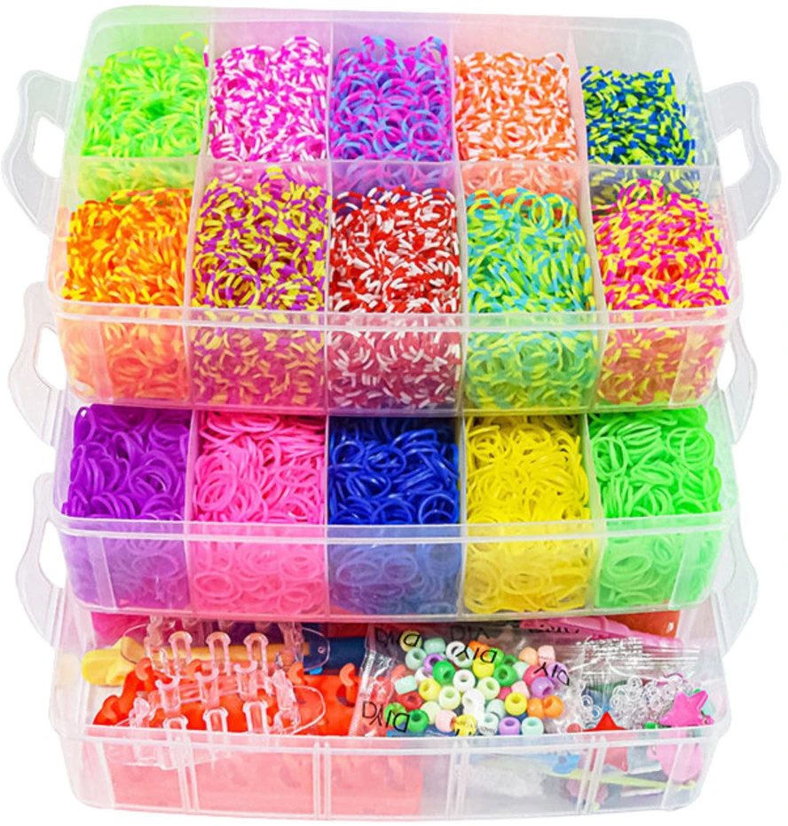 Lean Toys Apyrankių gamybos rinkinys 15 000 vnt.