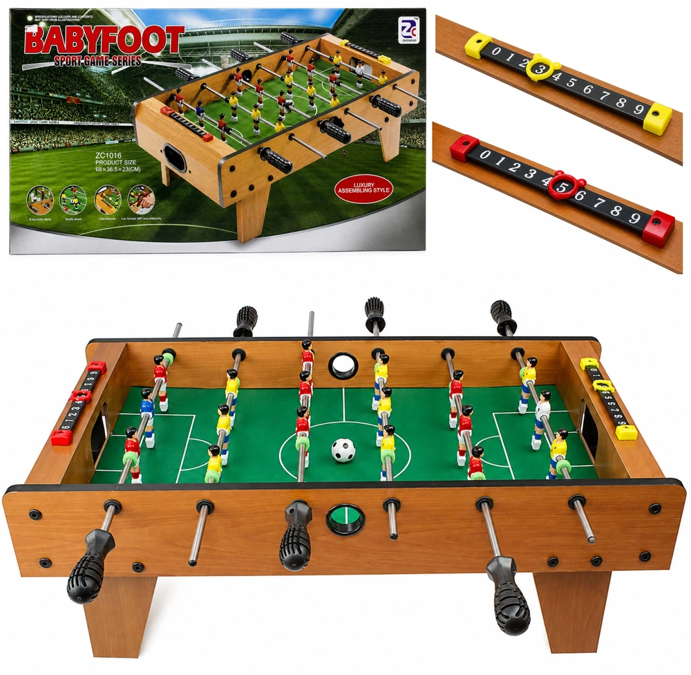 Stalo futbolas Lean Toys, 67x37x24 cm
