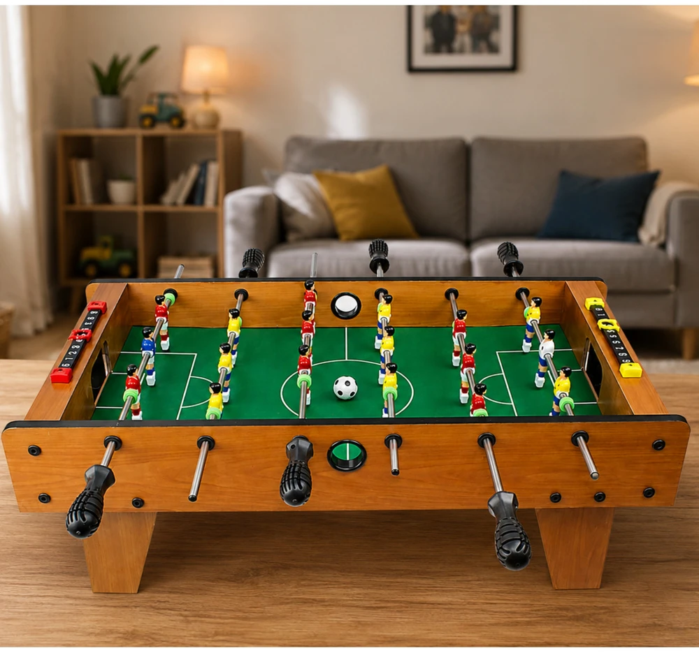 Stalo futbolas Lean Toys, 67x37x24 cm