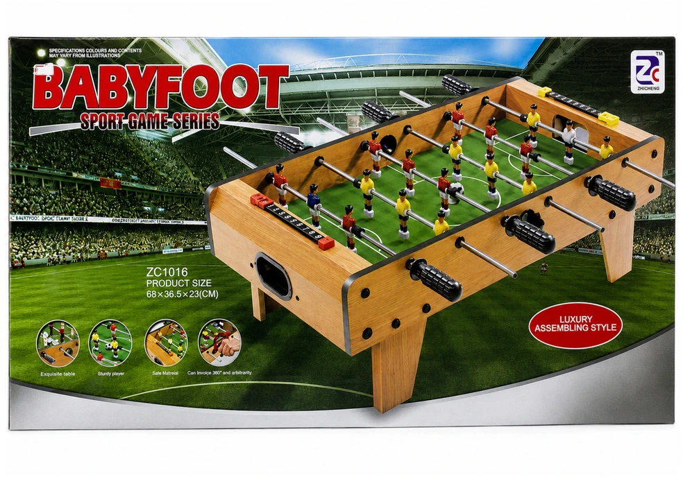 Stalo futbolas Lean Toys, 67x37x24 cm