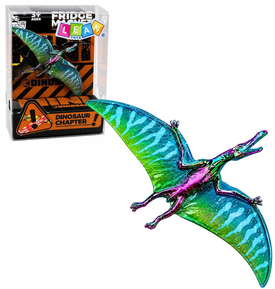 Lean Toys Dinozaurų figūrėlė su magnetu (įvairiaspalvė)
