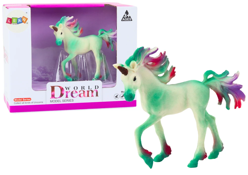 Lean Toys Žalias Kolekcinis Vienaragis 8 cm