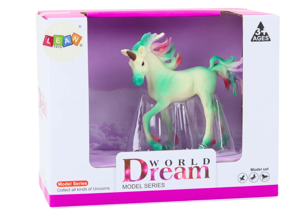 Lean Toys Žalias Kolekcinis Vienaragis 8 cm