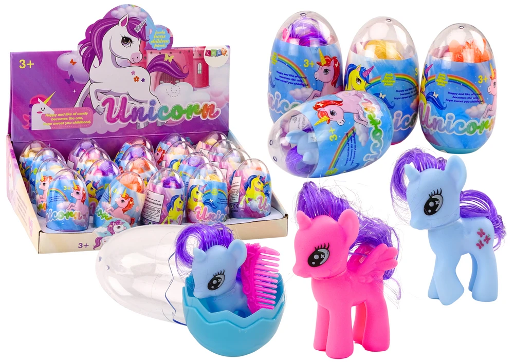 Lean Toys Vienaragio figūrėlė kiaušiniuke su šukuosena
