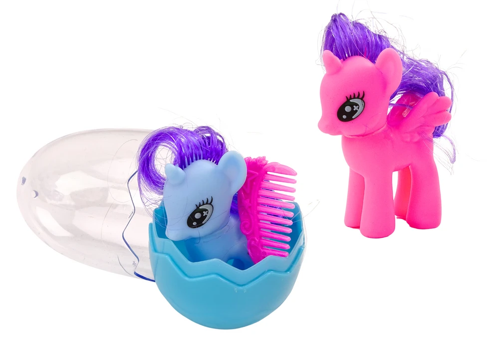 Lean Toys Vienaragio figūrėlė kiaušiniuke su šukuosena