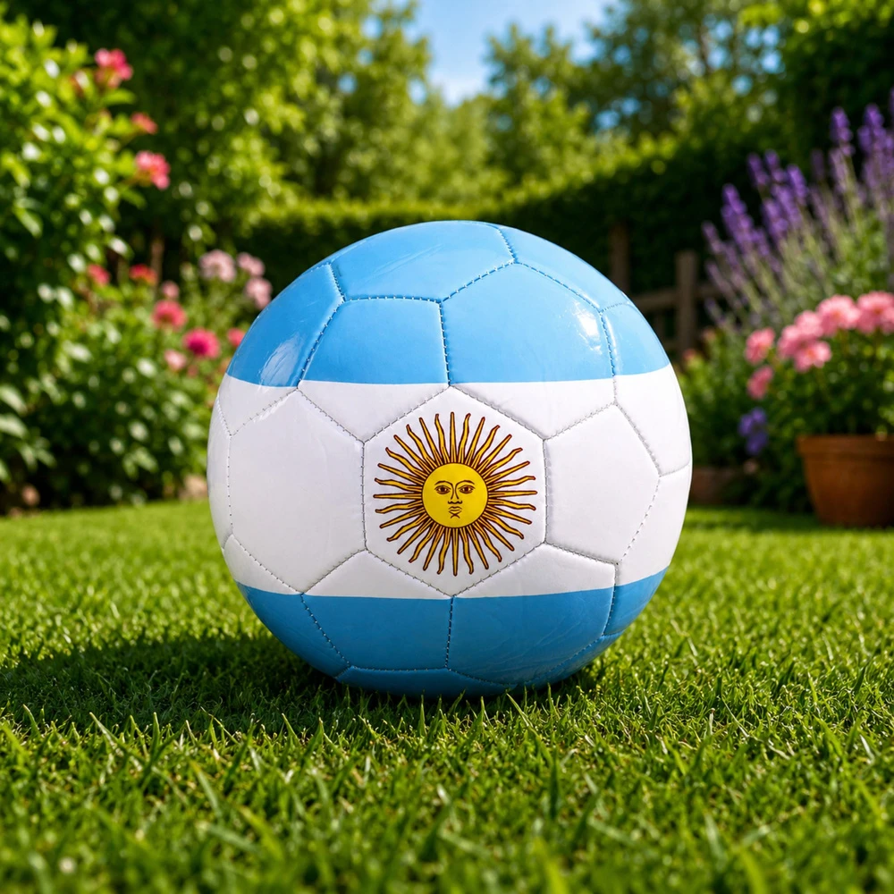 Lean Toys Futbolo kamuolys 5