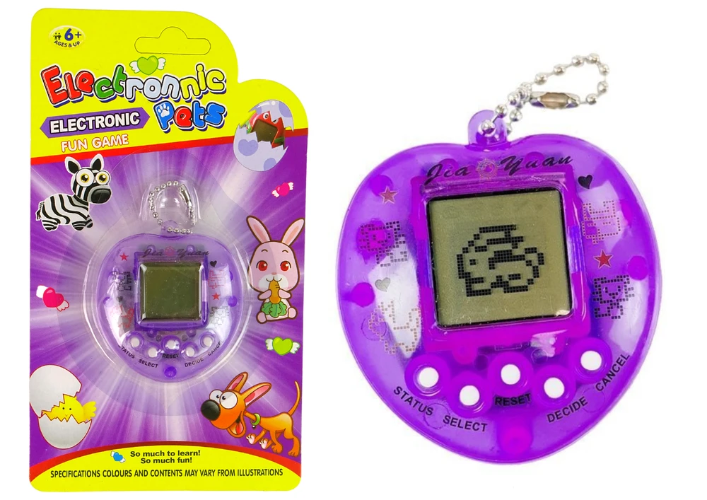 Gra Interaktyvus žaidimas Lean Toys Tamagotchi Animal Violetinė Game