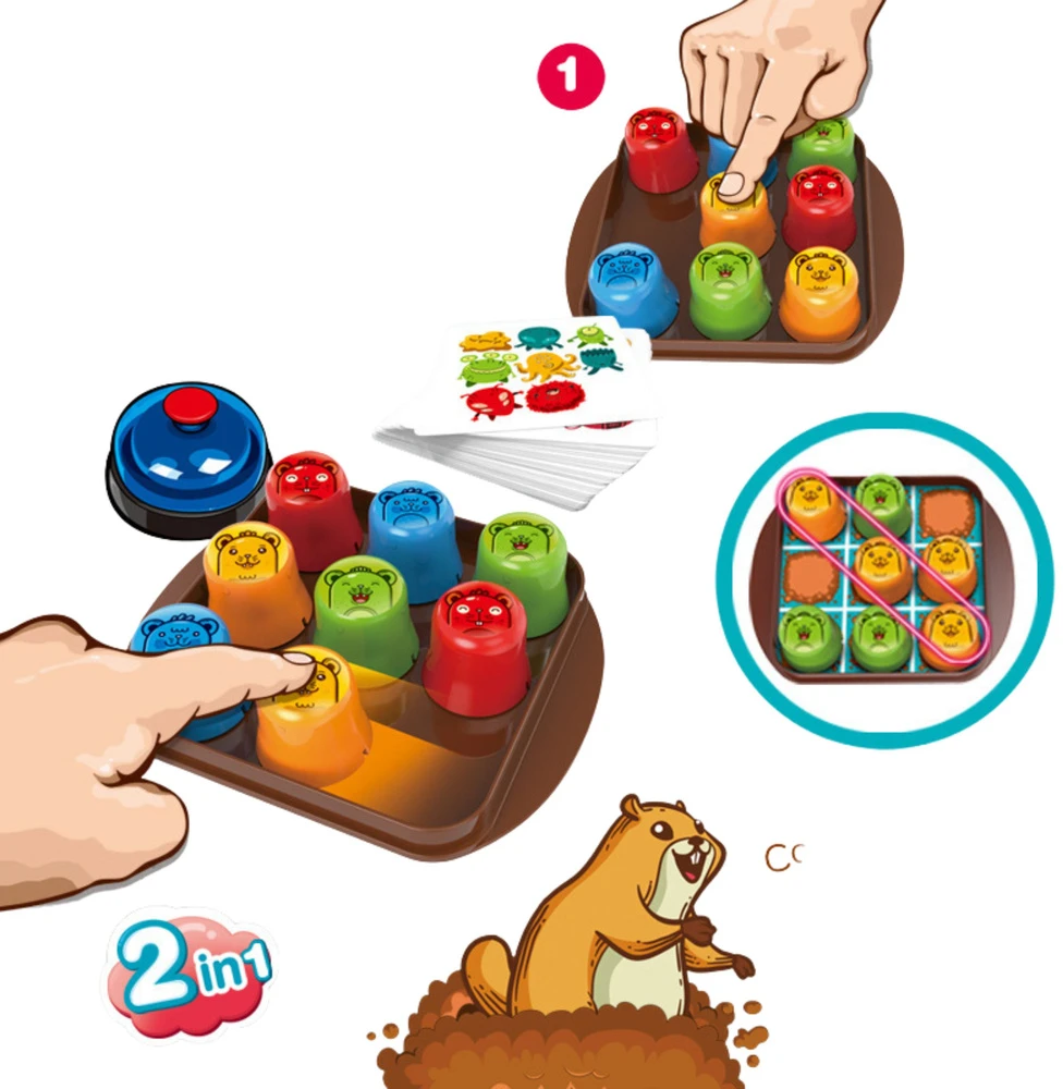 Gra Mole Maze 2in1 lavinamasis žaidimas vaikams