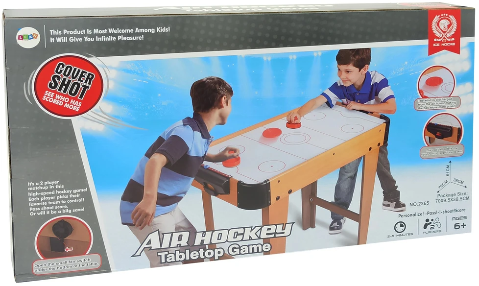 Lean Toys Air hockey stalo žaidimas 73x38x62 cm
