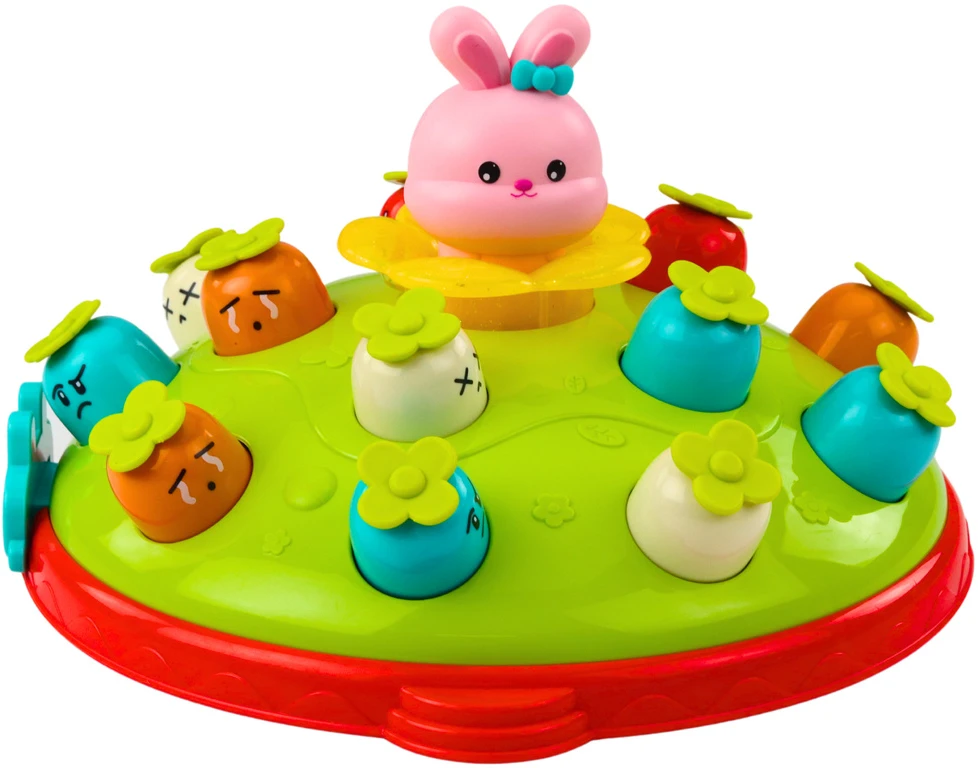 Lean Toys Interaktyvus žaidimas vaikams su šokinėjančiu zuikiu