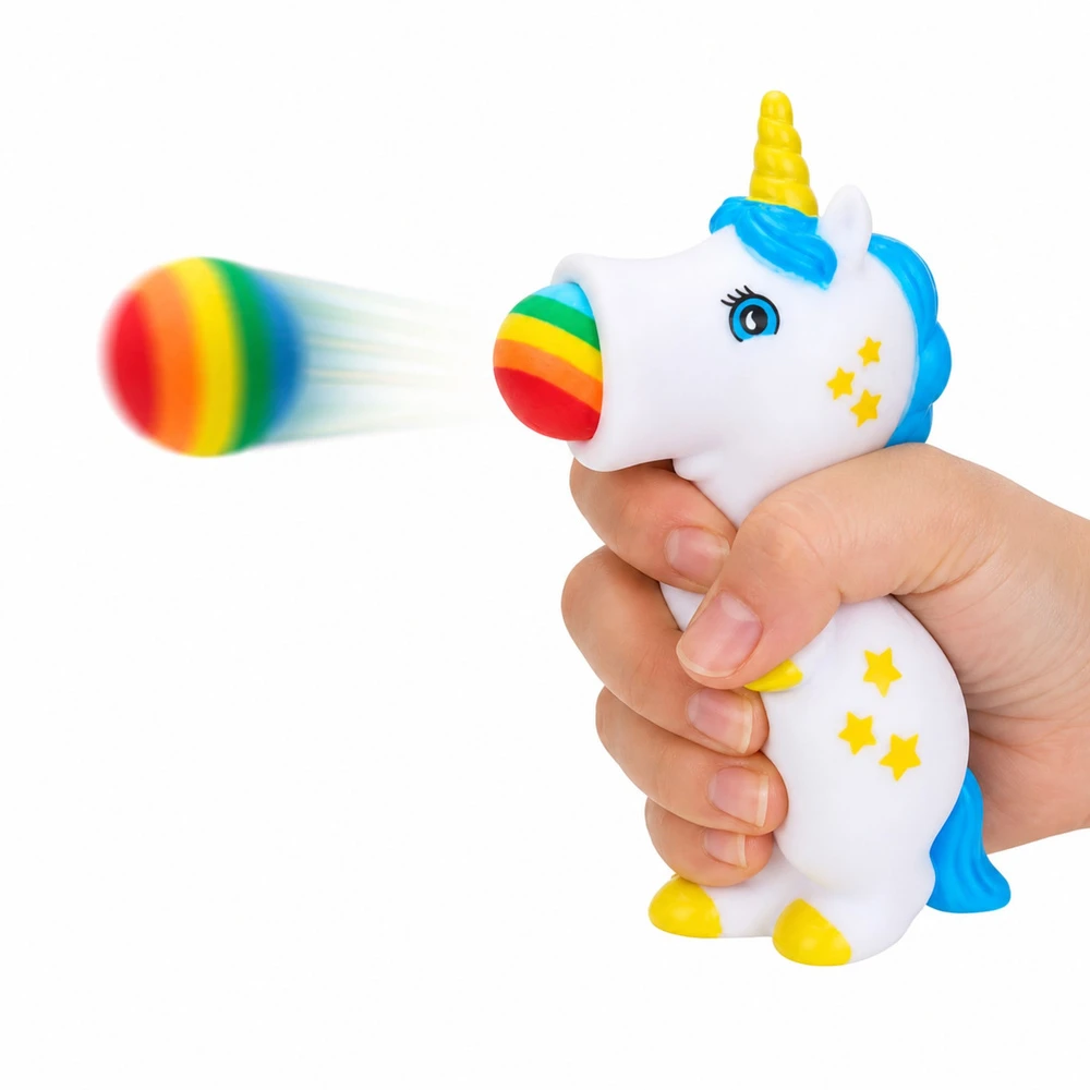 Lean Toys Guminis kamuoliukų paleidėjas 5 vnt.