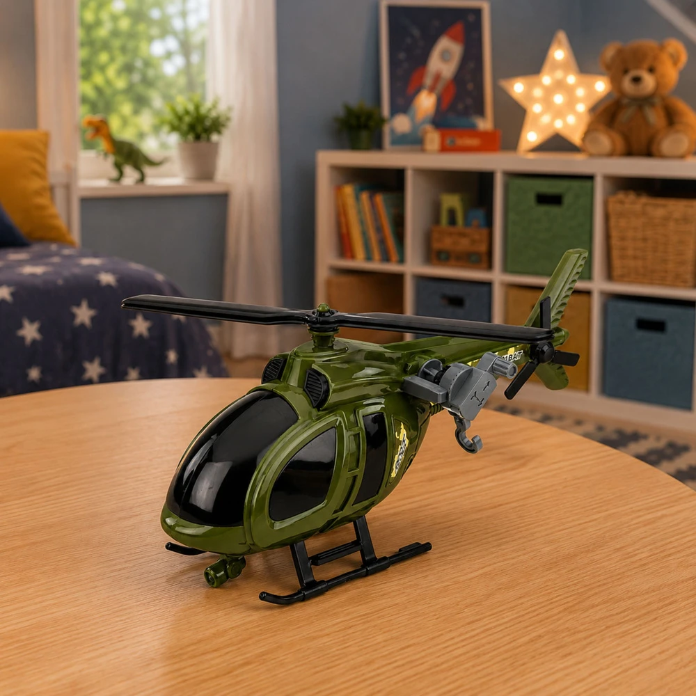 Helikopter Karinis sraigtasparnis žalias