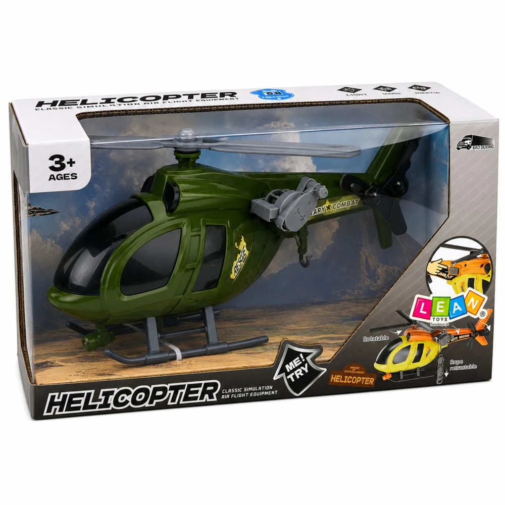 Helikopter Karinis sraigtasparnis žalias