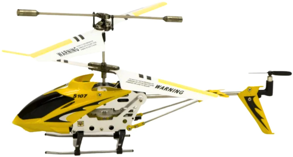 Helikopter Nuotoliniu būdu valdomas sraigtasparnis Syma S107G su giroskopu, raudonas
