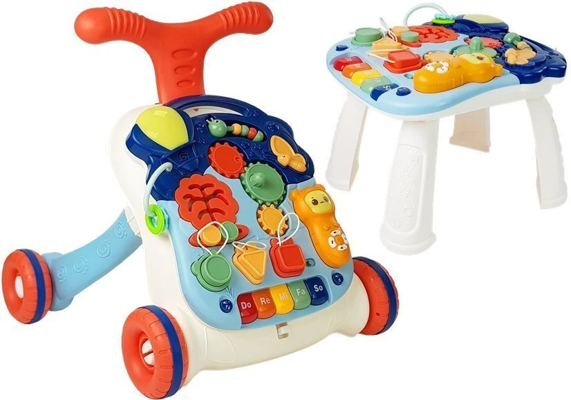 Lean Toys Edukacinis vaikštukas ir stumdukas 2in1