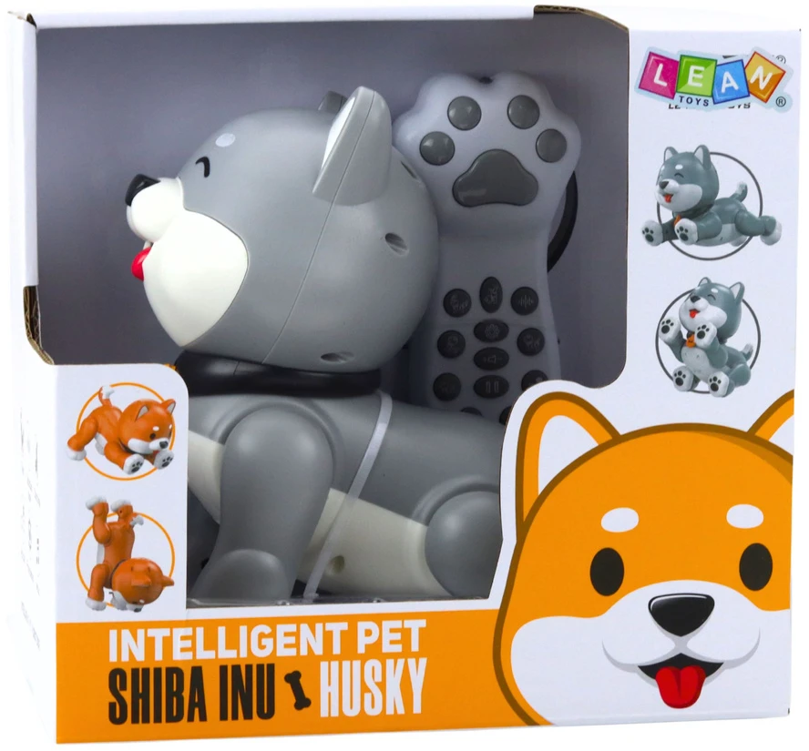 Lean Toys Interaktyvus Husky Robotukas su Nuotoliniu Valdymu