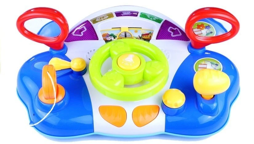 Interaktywna Interaktyvus edukacinis vairas vaikams Lean Toys