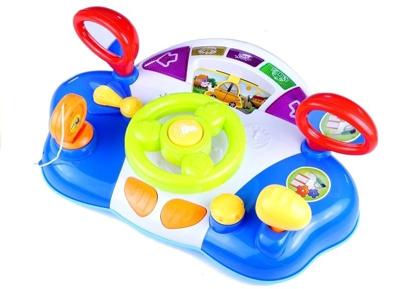 Interaktywna Interaktyvus edukacinis vairas vaikams Lean Toys