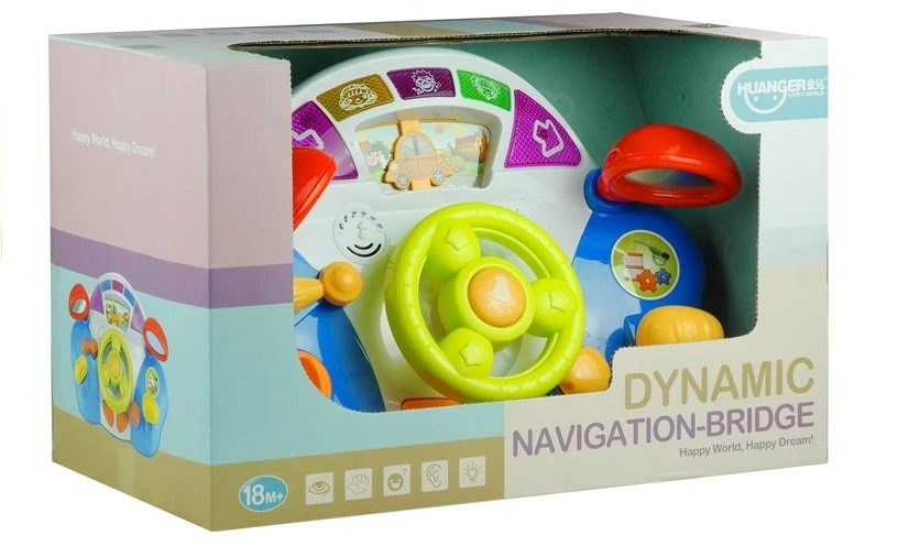 Interaktywna Interaktyvus edukacinis vairas vaikams Lean Toys