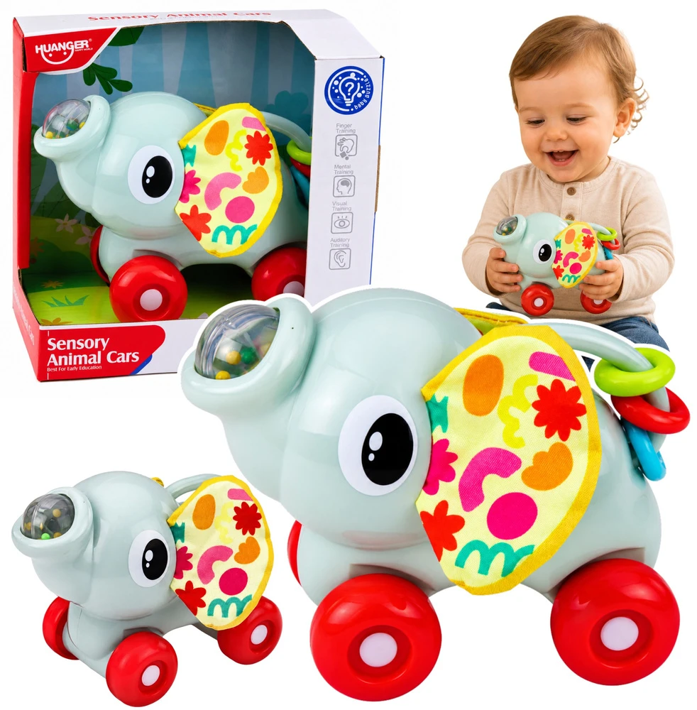Lean Toys Drambliuko mašinėlė pilka