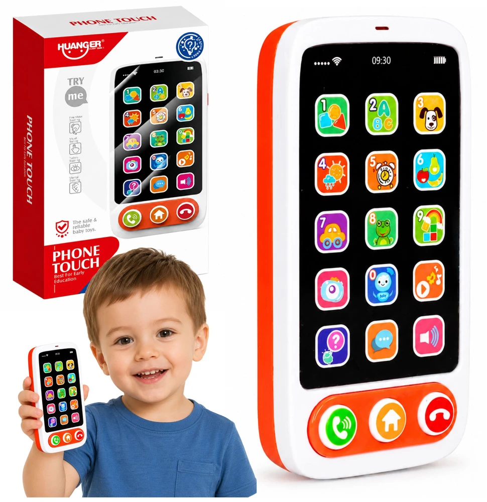 Lean Toys Vaikiškas išmanusis telefonas