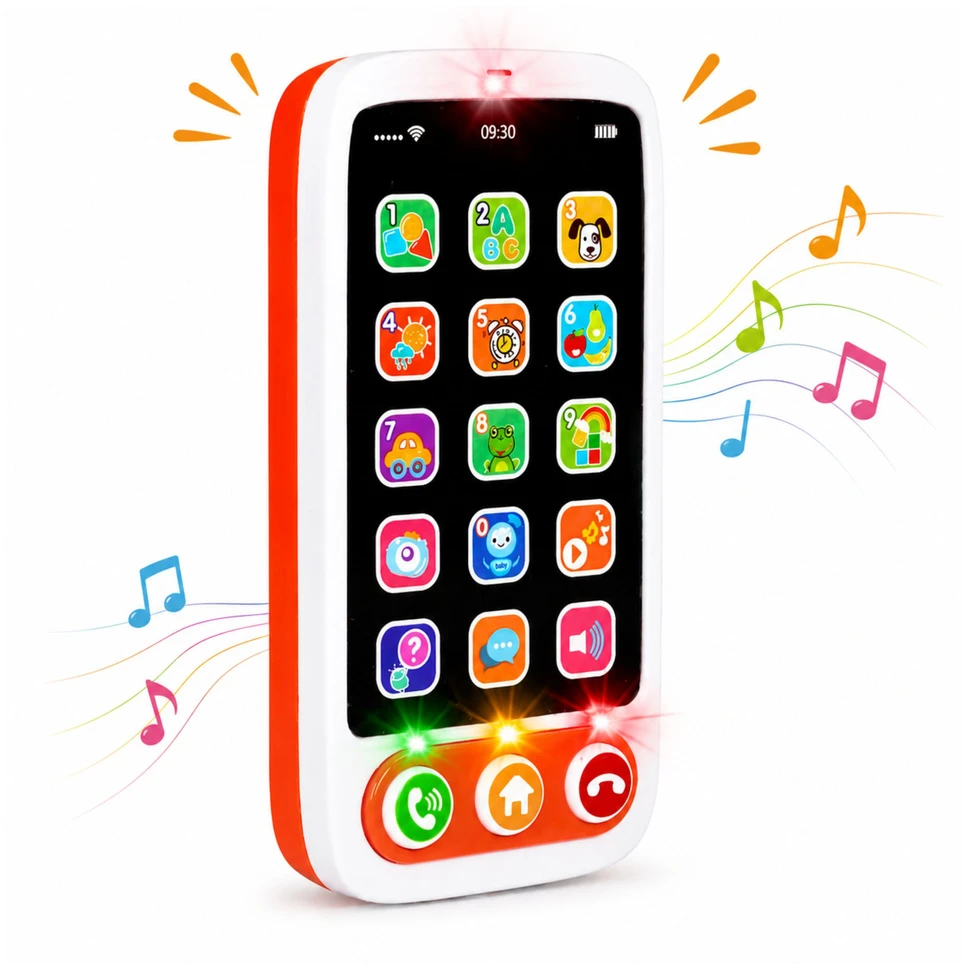 Lean Toys Vaikiškas išmanusis telefonas