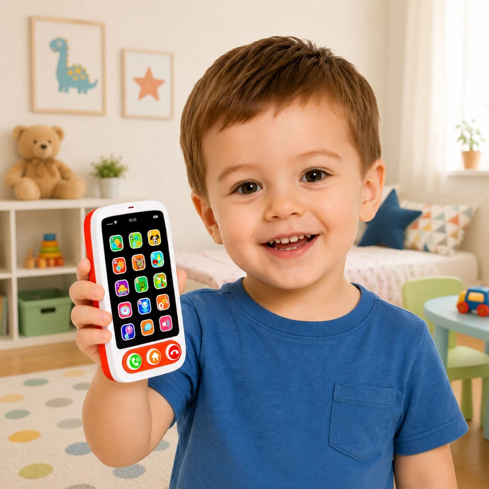 Lean Toys Vaikiškas išmanusis telefonas
