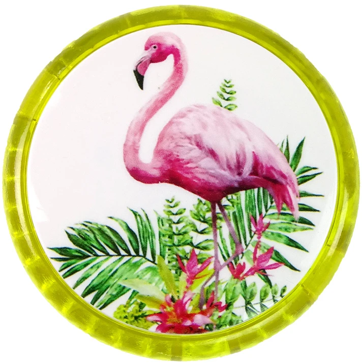 Lean Toys Yoyo su flamingais, geltona