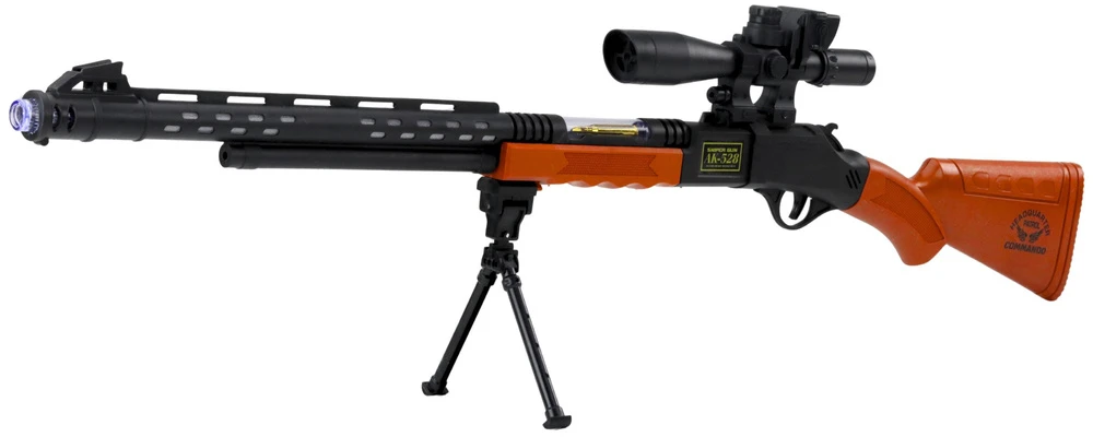Karabin Žaislinis šautuvas AK-528 su šviesos ir garso efektais