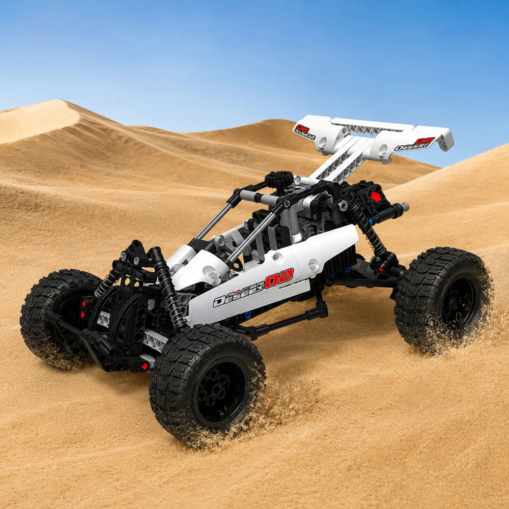 Lean Toys Konstravimo rinkinys RC 4x4 409 vnt.