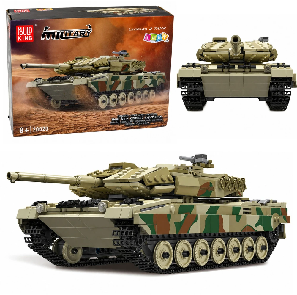 Lean Toys Nuotoliniu būdu valdomas konstruktorius 1100 vnt.