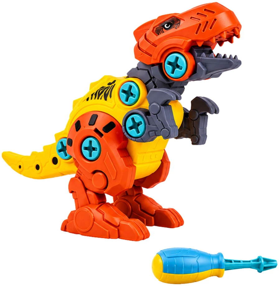Lean Toys Dinosaurų konstravimo rinkinys 4 vnt.