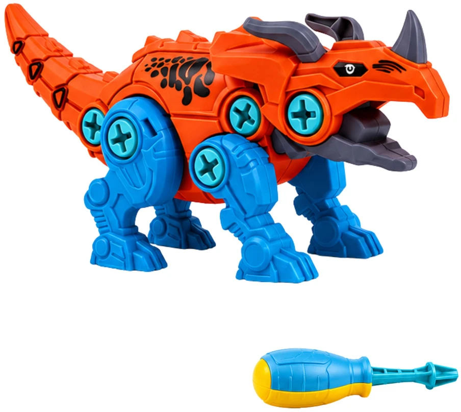 Lean Toys Dinosaurų konstravimo rinkinys 4 vnt.