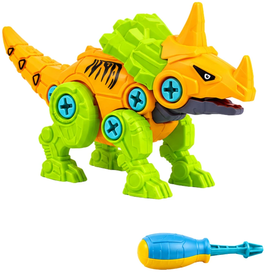 Lean Toys Dinosaurų konstravimo rinkinys 4 vnt.