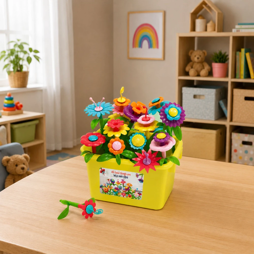 Lean Toys Statybinės kaladėlės 73 vnt.