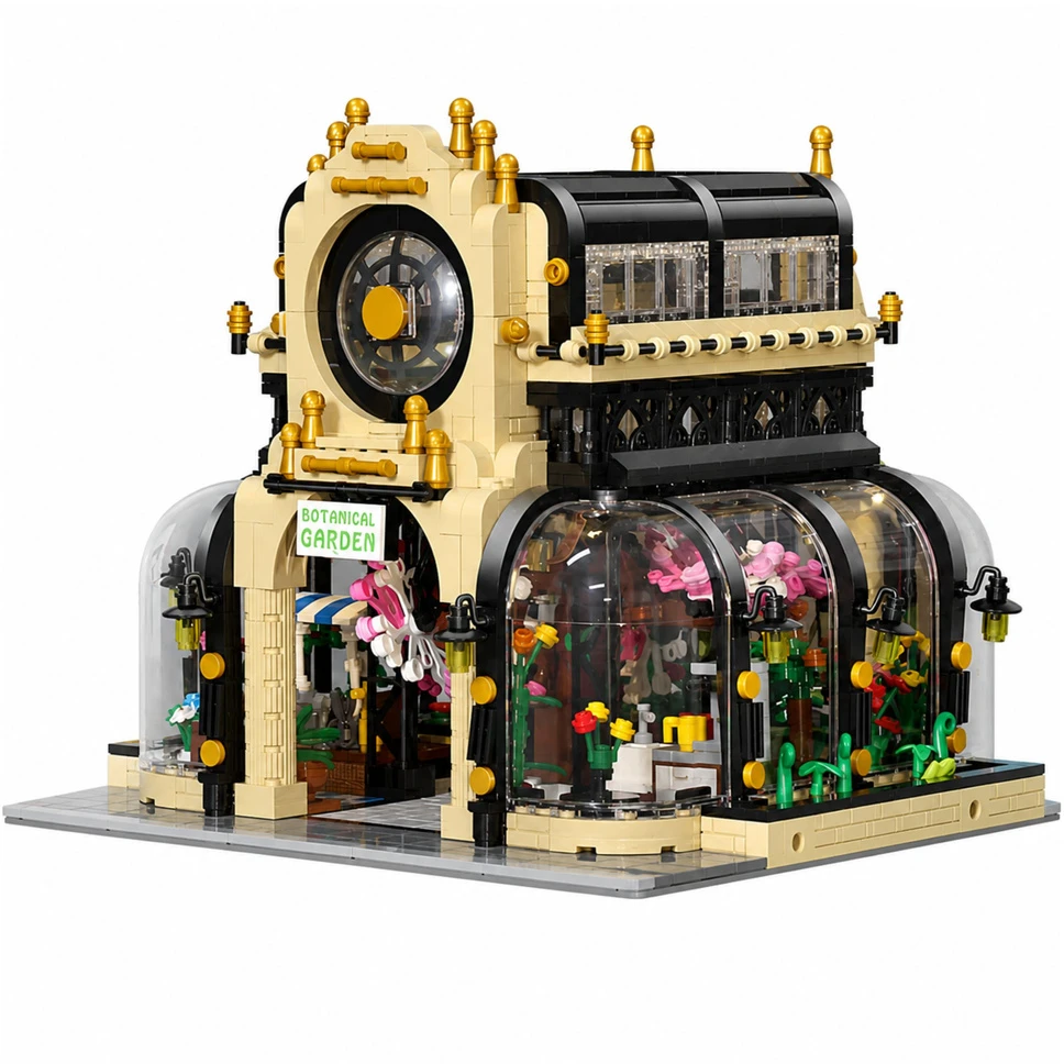 Lean Toys Konstruktorius Botanikos sodas 2147 vnt.