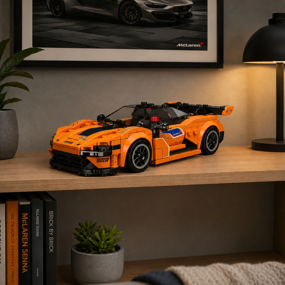 Lean Toys Konstruktorių rinkinys oranžinis 423 vnt.