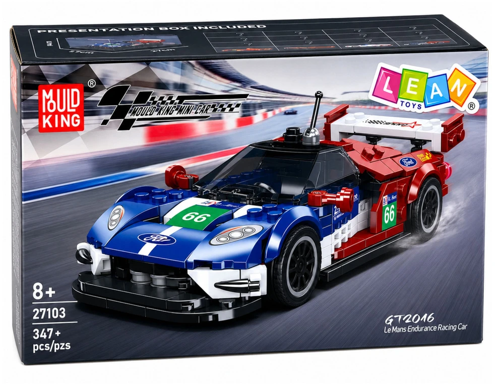 Lean Toys Statybinių kaladėlių rinkinys 347 vnt.