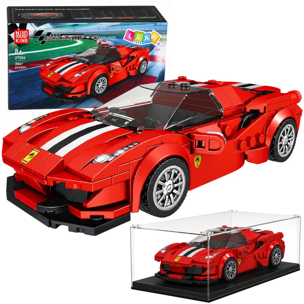 Lean Toys Konstruktorių rinkinys raudonas 364 vnt.
