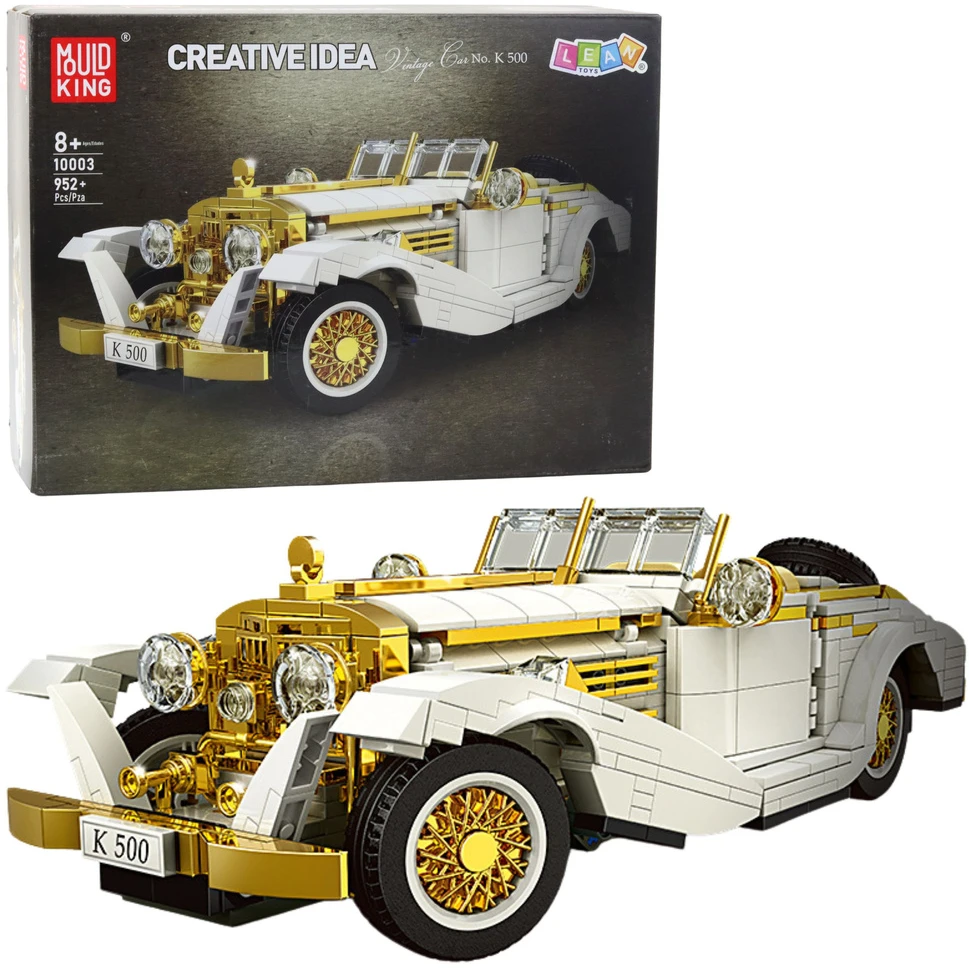 Lean Toys Konstruktorius Mudking Vintage Automobilis K500, 952 det.