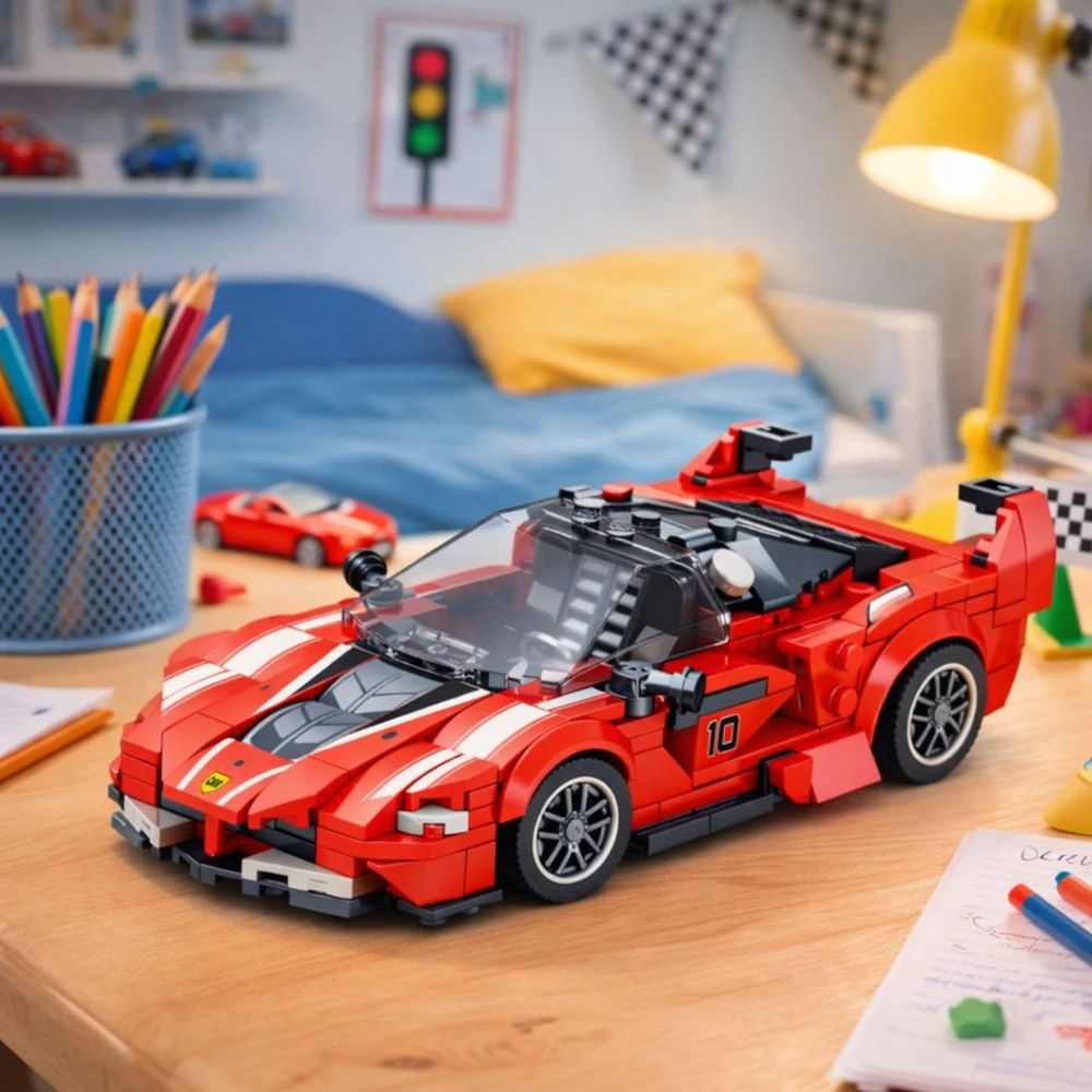 Lean Toys Konstruktorius FXX K Lenktyninis Automobilis 360 detalių