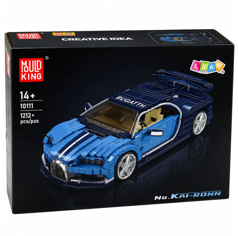Lean Toys Konstruktorius Mėlynas 1212 vnt.
